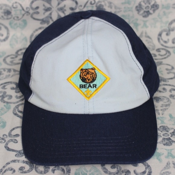 Other - Kids Bear Twill Baseball Cap Blue Light Blue Adjustable Snapback‎ M L